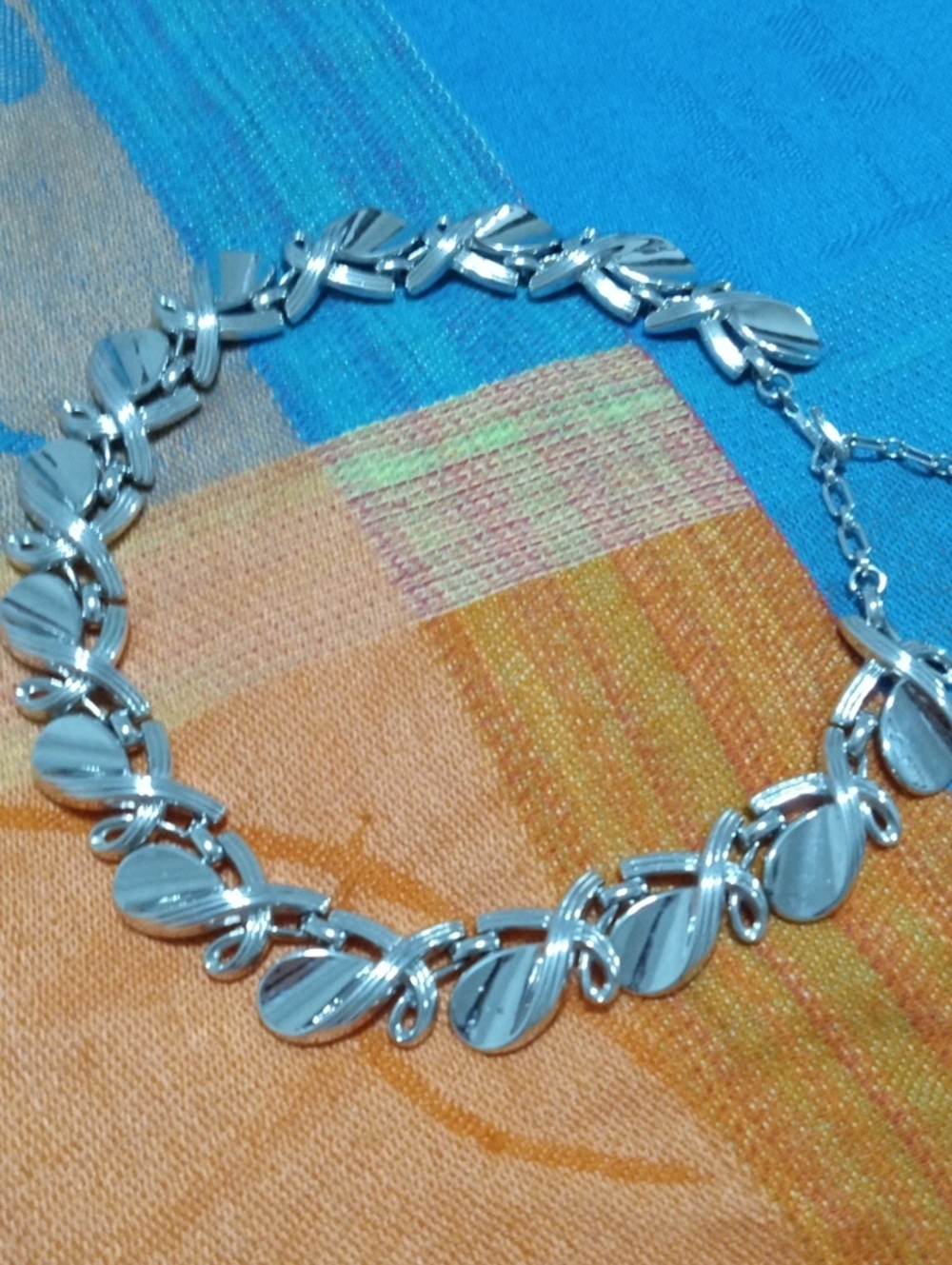Vintage Silver Necklace Beautiful Design